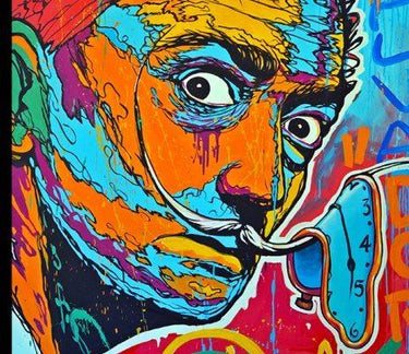 Salvador Dali Horse ColorsDiamond Painting Kit - DIY